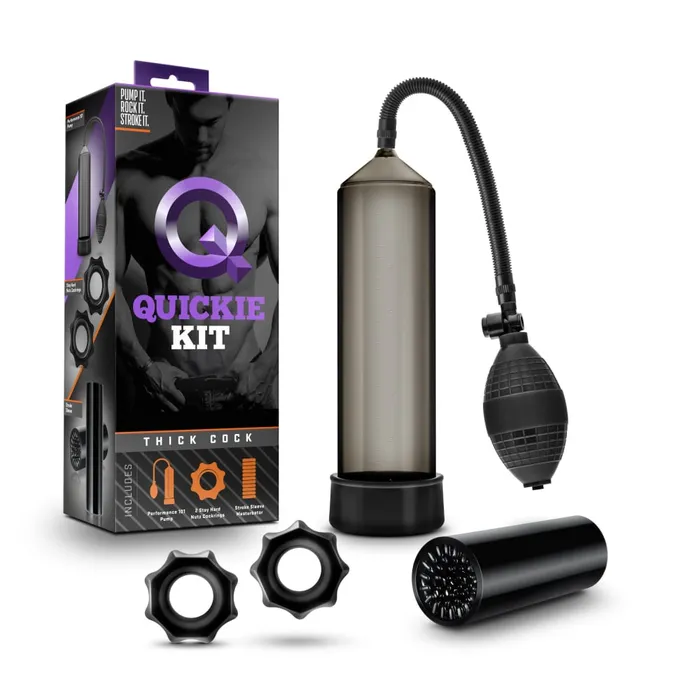 Anal Quickie Kit Quickie Kit Thick Cock Black