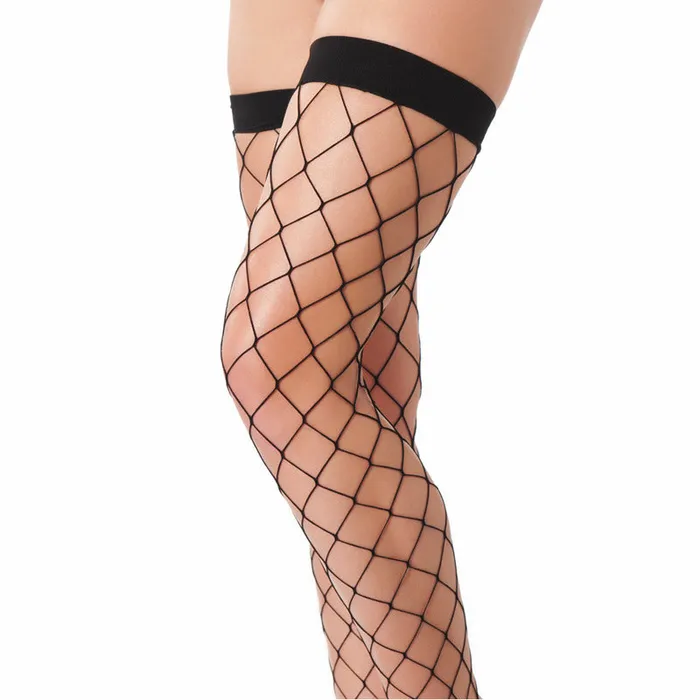 Anal Rimba Black Fishnet Stockings