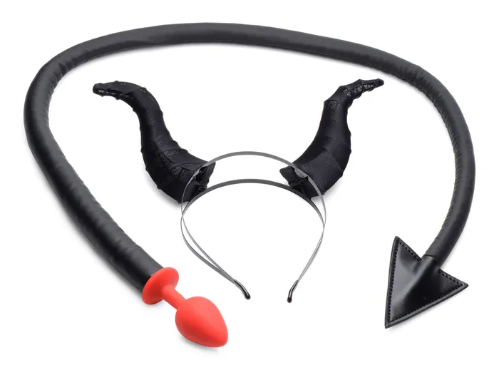 Anal | Tailz Devil Tail Anal Plug and Horns Set