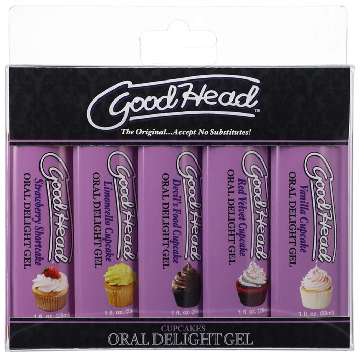 GoodHead Oral Delight Gel Cupcakes Doc Johnson Enhancers