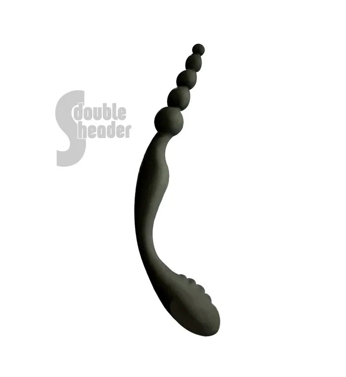 Icon Brands Female Sex Toys The 9s SDouble Header Double Ended Silicone Beads