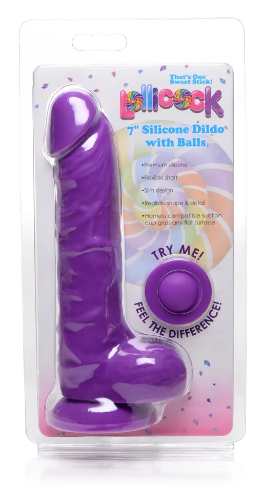 Lollicock Dildos | Thrusting and Vibrating 8 Inch Dildo