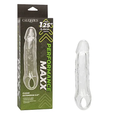 Male Sex Toys PERFORMANCE MAXX CLEAR EXTENSION 55 CalExotics