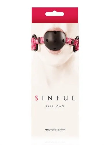 Sinful Ball Gag Pink nsnovelties Vibrators