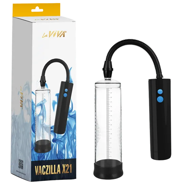 Vaczilla X21 Rechargeable Cylinder Pump Laviva Female Sex Toys