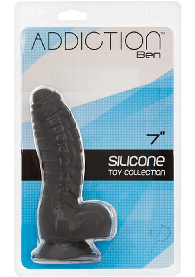 Addiction Toy Collection Ben Silicone Dildo with Balls | Addiction Dildos