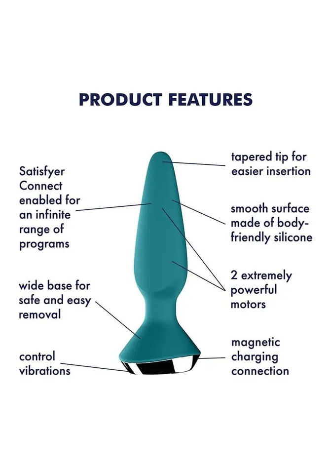 Anal | Satisfyer Satisfyer Plug-Ilicious 1 Silicone Vibrating Anal Plug