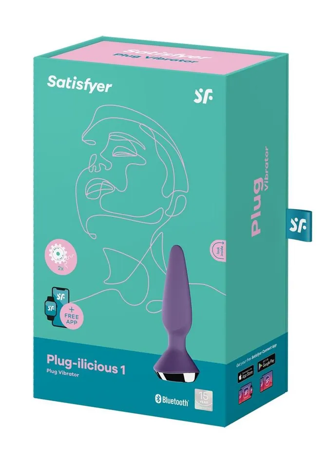 Anal | Satisfyer Satisfyer Plug-Ilicious 1 Silicone Vibrating Anal Plug