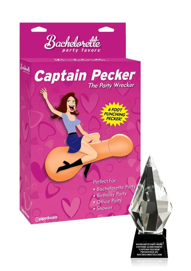 Bachelorette Party Favors Male Sex Toys | Bachelorette Party Favors Captain Pecker The Inflatable Party Pecker