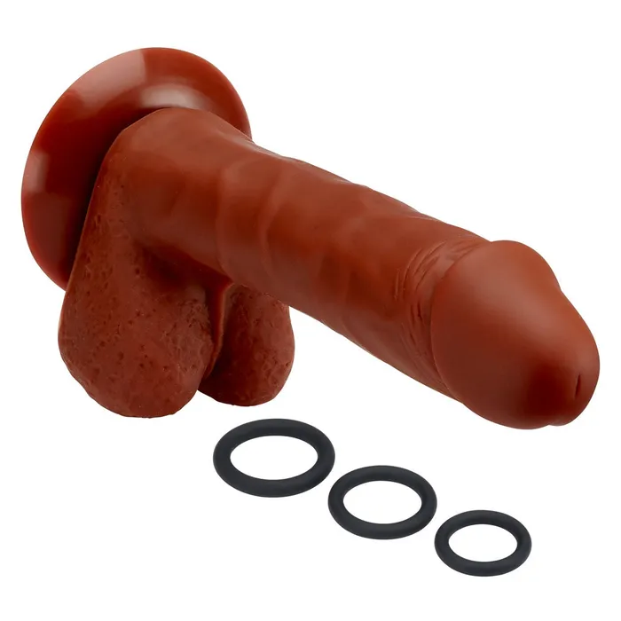 Cloud 9 Novelties Dildos | Pro Sensual Premium Silicone 8 Inch Dong With 3 Cockrings