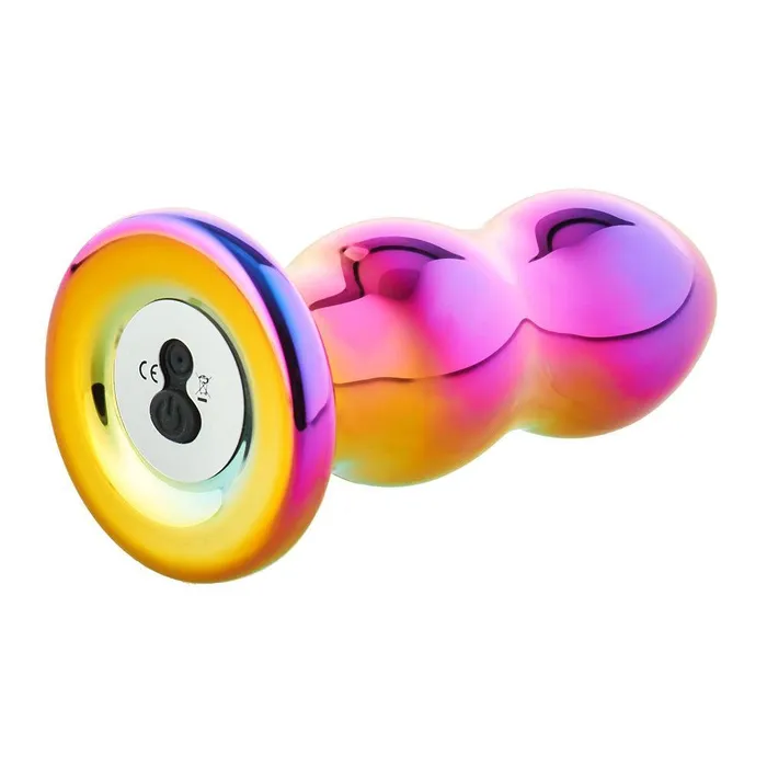 Dream Toys Glamour Glass Remote Control Curved Butt Plug | Anal