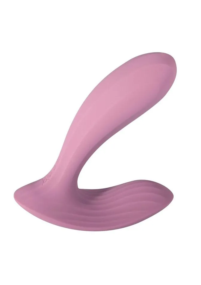 Female Sex Toys Svakom Erica Rechargeable Silicone App Compatible Dual Vibrator with Clitoral Stimulator and Remote Svakom