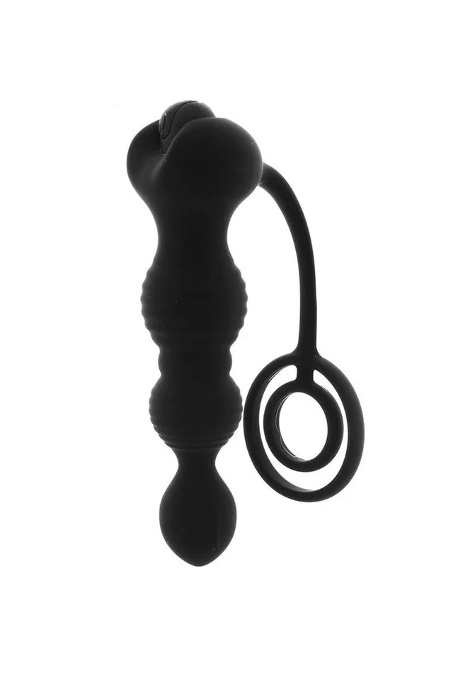 Male Sex Toys | Anal Ese Anal-Ese Silicone Rechargeable Anal Plug and Cock Ring with Remote Control