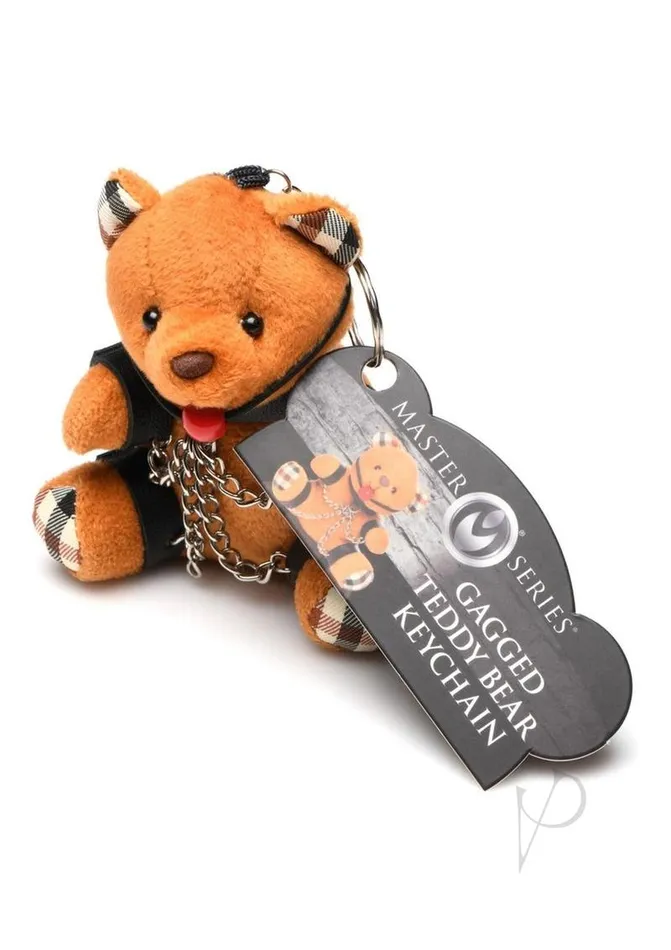 Male Sex Toys | Master Series Master Series Gagged Teddy Bear Keychain