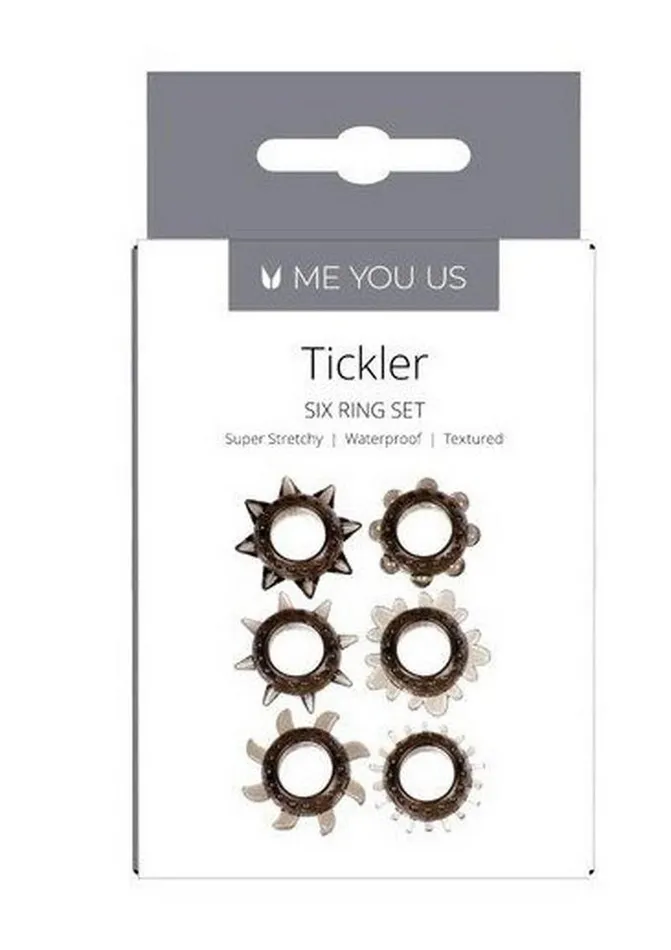 ME YOU US Tickler Ring Set Assorted Textured Cock Rings | Me You Us Male Sex Toys