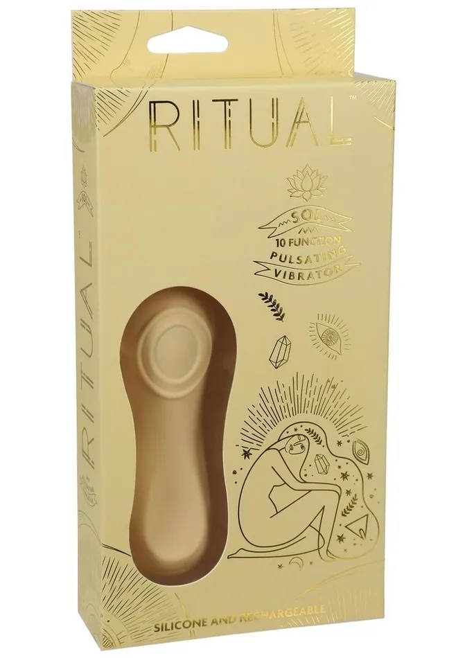 Ritual Female Sex Toys | Ritual Sol Rechargeable Silicone Pulsating Vibrator