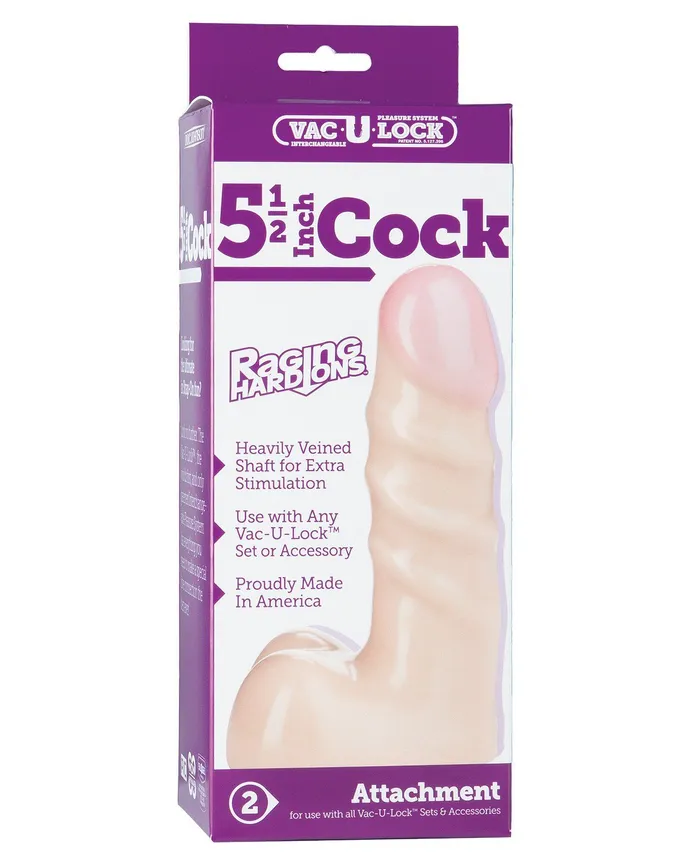 Dildos VacUlock VacULock 55 Raging Hard on Realistic Cock Flesh