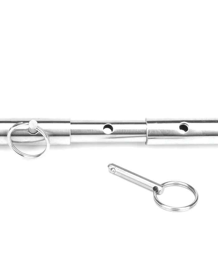 Lux Couples | Lux Fetish Expandable Bar Spreader Set w/Leatherette Cuffs