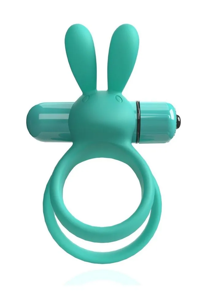 4t Ohare XL Rechargeable Silicone Rabbit Vibrating Cock Ring Screaming O Male Sex Toys