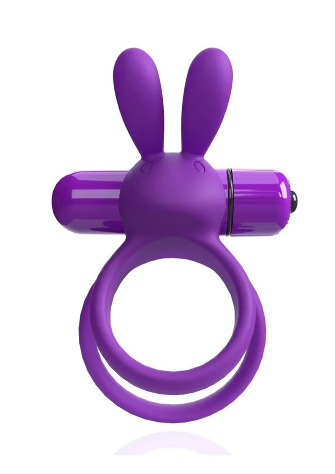 4t Ohare XL Rechargeable Silicone Rabbit Vibrating Cock Ring Screaming O Male Sex Toys