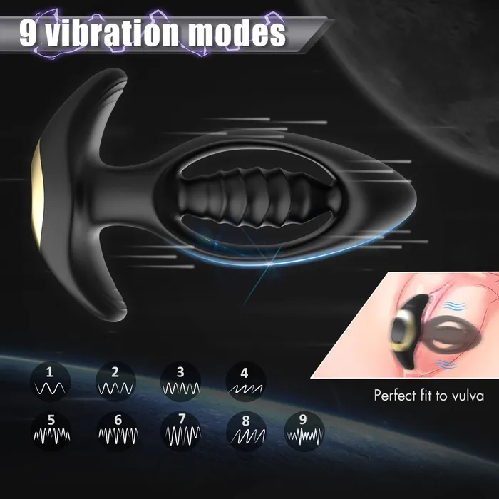 9 Powerful Mode Hollow Spiral Anal Vibrator PSpot Stimulate With Remote Sorlove Female Sex Toys