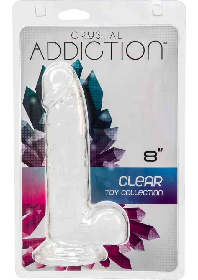 Addiction Crystal Addiction Dildo with Balls Dildos