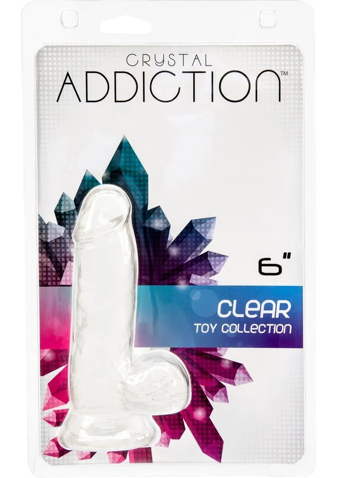 Addiction Crystal Addiction Dildo with Balls Dildos