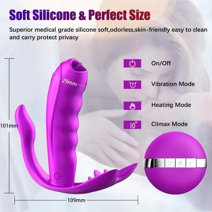 ADLTOYFUN Couples Remote Control Butterfly Sex Toy