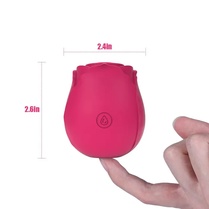 ADLTOYFUN Female Sex Toys 7 Suction Oral Sex Rose Clitoral Stimulator Vibrator