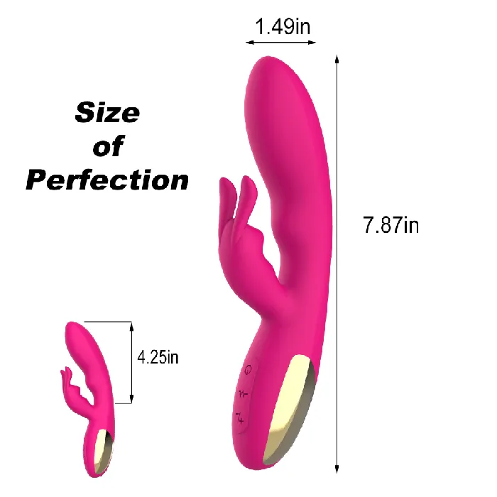 ADLTOYFUN Female Sex Toys Crazy Rabbit Vibrator