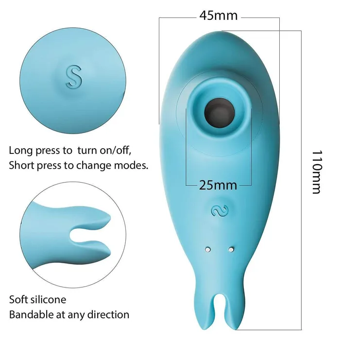 ADLTOYFUN Vibrators Blue Cute Clitoral Vibrator