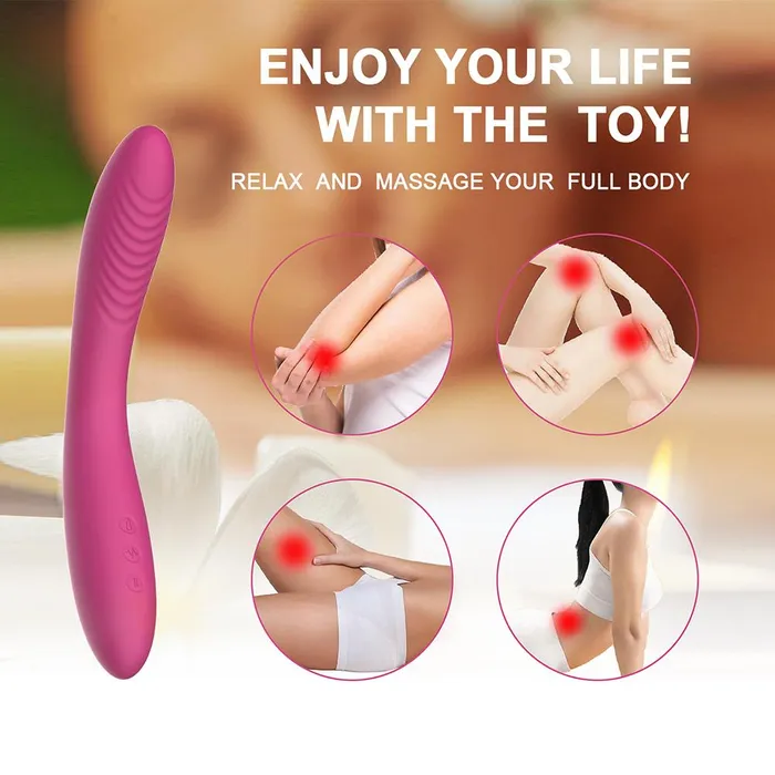 ADLTOYFUN Vibrators Heating G Spot Wand