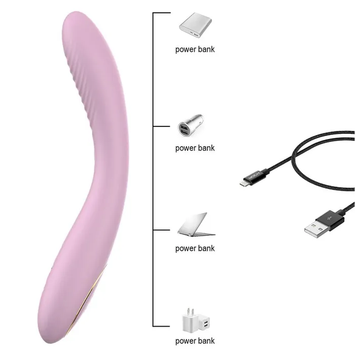 ADLTOYFUN Vibrators Heating G Spot Wand