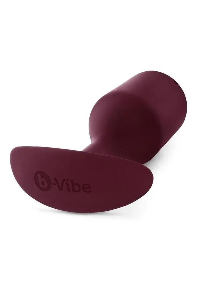 Anal bVibe BVibe Snug Plug 5 Silicone Weighted Anal Plug Dark