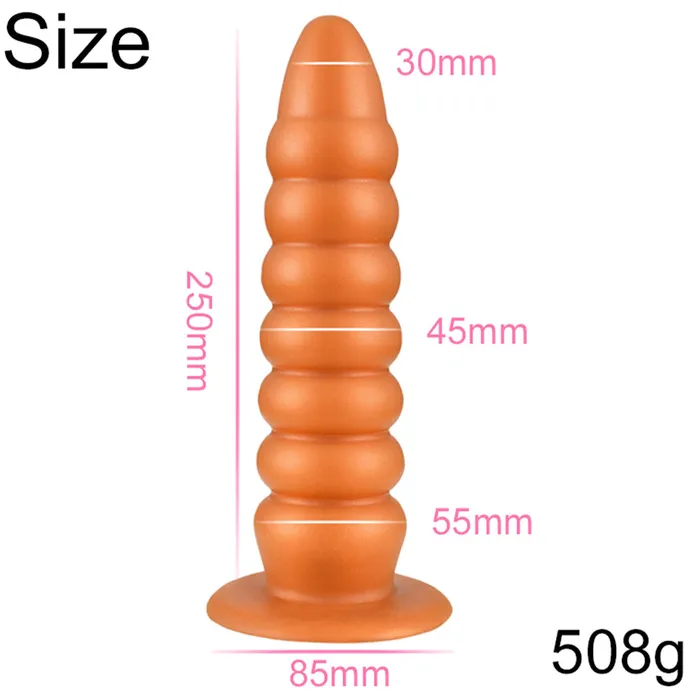 Anal BeBuZZed Bebuzzed Benji 10 Anal Plug Dildo Liquid Silicone Black