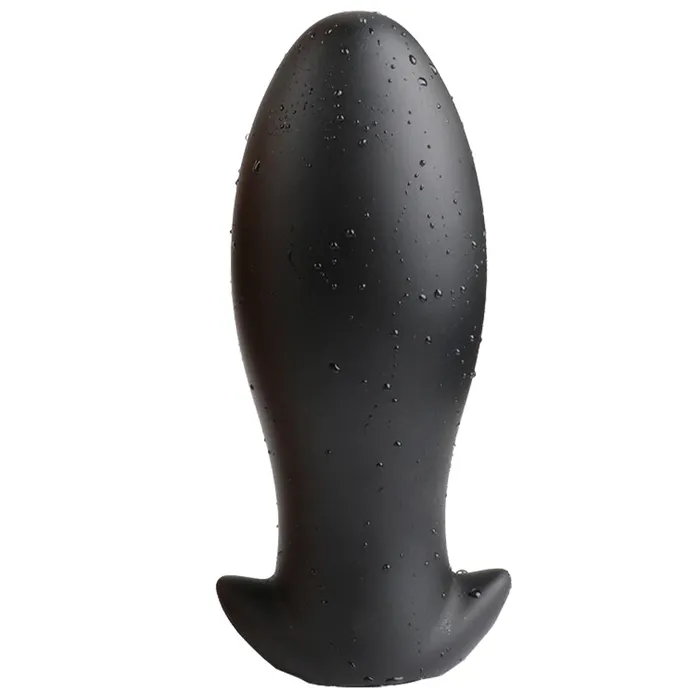 Anal BeBuZZed Bebuzzed DINO EGG Anal Plug Liquid Silicone XXL 23cm Black