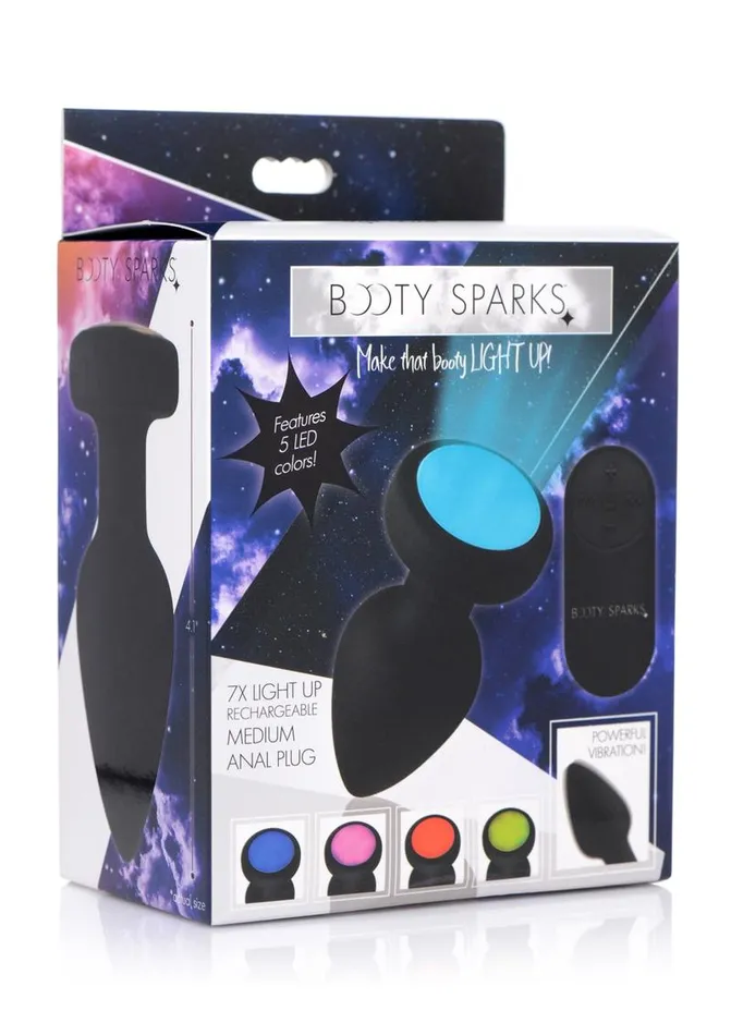 Anal Booty Sparks Booty Sparks Silicone Vibrating Led Plug