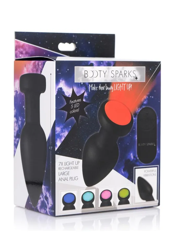 Anal Booty Sparks Booty Sparks Silicone Vibrating Led Plug