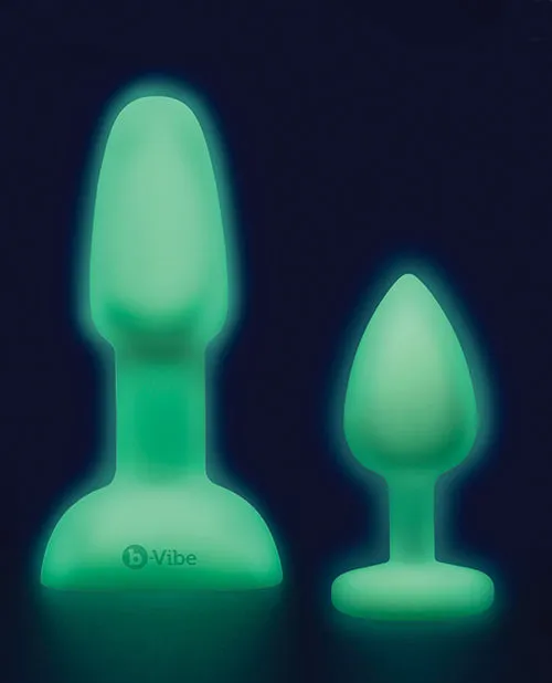 Anal Cotr INC bVibe Asstronaut Butt Play Set Glow In The Dark