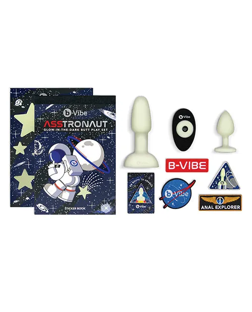 Anal Cotr INC bVibe Asstronaut Butt Play Set Glow In The Dark