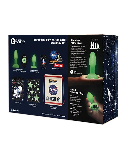 Anal Cotr INC bVibe Asstronaut Butt Play Set Glow In The Dark