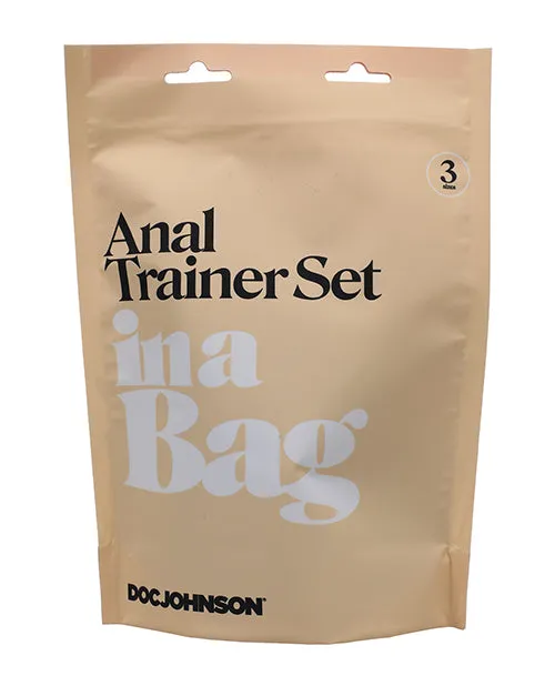 Anal Doc Johnson In A Bag Anal Trainer Set Black