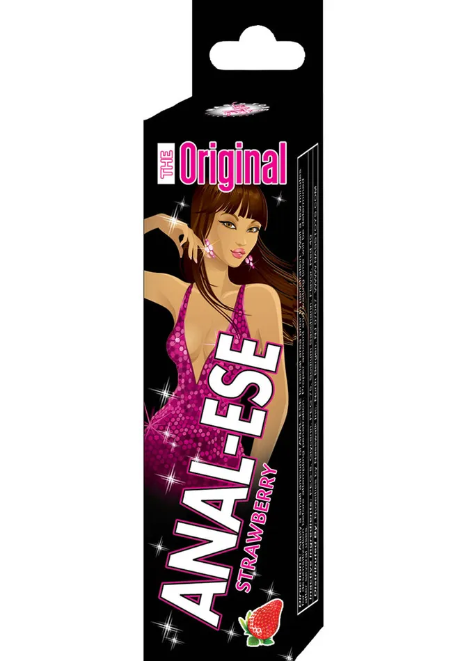 Anal Ese Anal AnalEse Desensitizing Anal Gel 5oz Strawberry Flavor