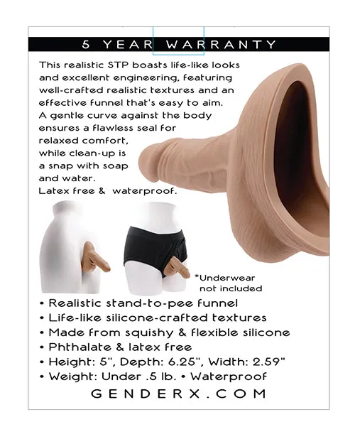 Anal Evolved Novelties INC Gender X Silicone Stand To Pee Medium