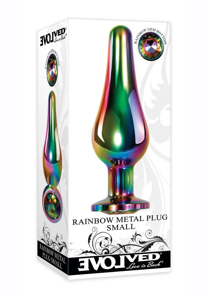 Anal Evolved Rainbow Metal Anal Plug