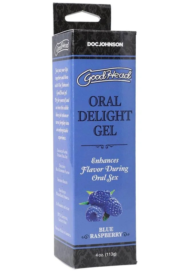 Anal GoodHead Goodhead Oral Delight Gel Flavored Blue Raspberry