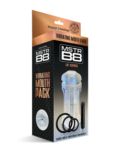 Anal Mstr B8 Vibrating Mouth Kit Clear Global Novelties LLC