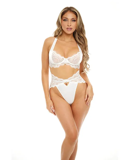 Anal Oh La La Cheri Sadie Bridal Bra Set White Large