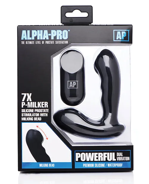 Anal Xr LLC Alpha Pro 7X PMilker Prostate Stimulator Black