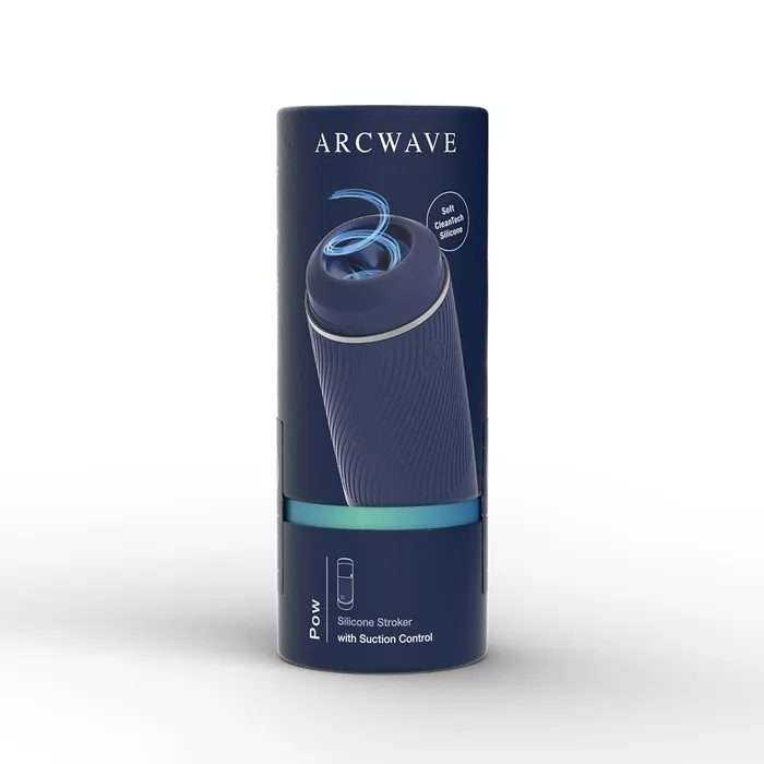 Arcwave Pow Stroker with Suction Control Blue Arcwave Male Sex Toys